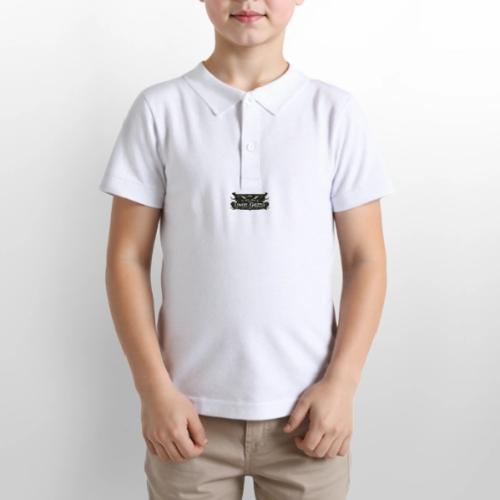 Lovely Grizzly logo - Gildan Kid's 50/50 Jersey Polo