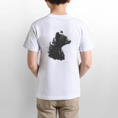 Forest Within the Bear - Gildan Kid's 50/50 Jersey Polo