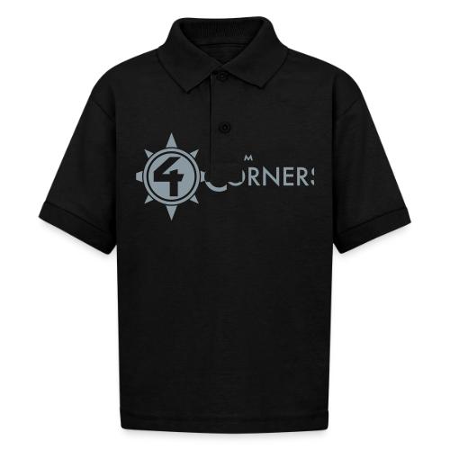 Team 4 Corners 2018 logo - Gildan Kid's 50/50 Jersey Polo