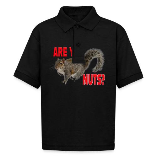 Are You Nuts? - Gildan Kid's 50/50 Jersey Polo