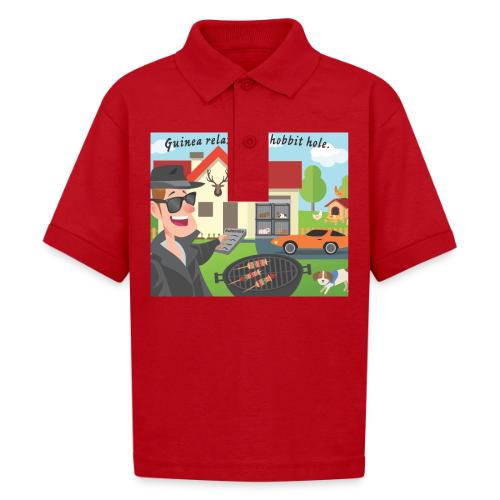 The Servant Automator - Gildan Kid's 50/50 Jersey Polo