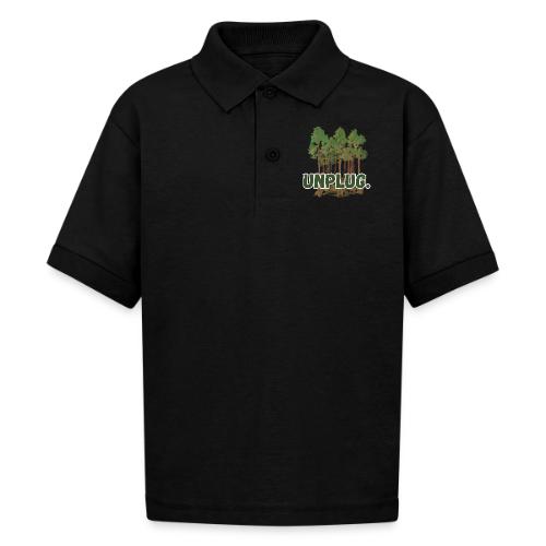 Unplug Series 4 - Gildan Kid's 50/50 Jersey Polo