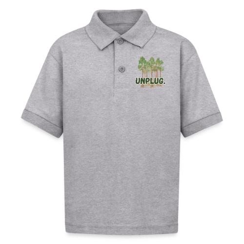 Unplug Series 4 - Gildan Kid's 50/50 Jersey Polo
