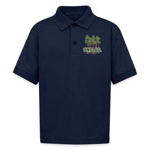 Unplug Series 4 - Gildan Kid's 50/50 Jersey Polo