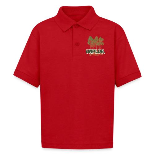 Unplug Series 4 - Gildan Kid's 50/50 Jersey Polo
