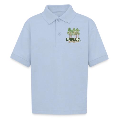 Unplug Series 4 - Gildan Kid's 50/50 Jersey Polo