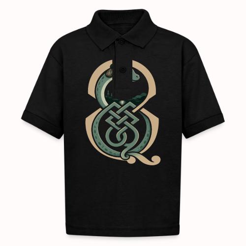 nessie - Gildan Kid's 50/50 Jersey Polo