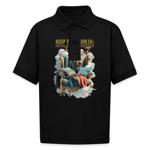 Nap Time Ninja T Shirt - Gildan Kid's 50/50 Jersey Polo