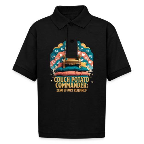 Dad Tax Collector T Shirt - Gildan Kid's 50/50 Jersey Polo