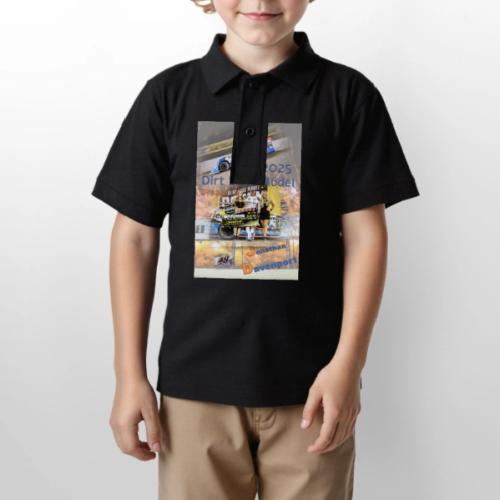 Jonathan Davenport DLM Eldora Speedway 2025 - Gildan Kid's 50/50 Jersey Polo