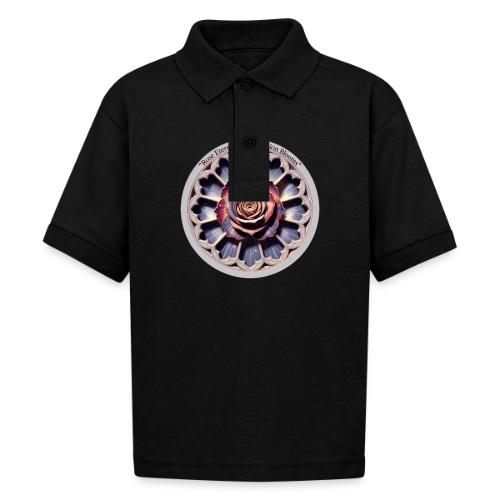 Easter Rose Resurrection T Shirt, Spring Gift - Gildan Kid's 50/50 Jersey Polo