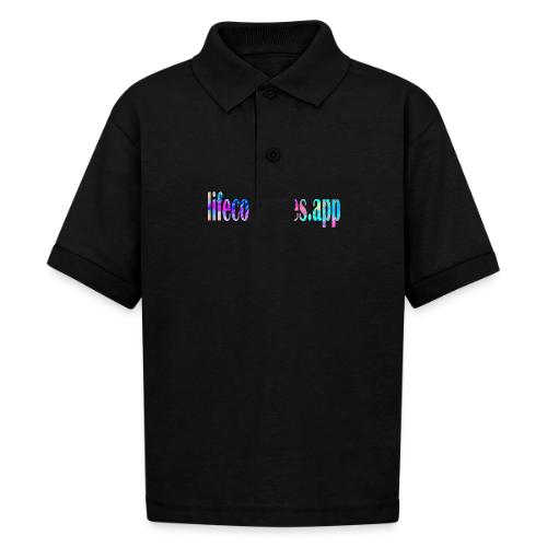 Lifecontinues.app1 - Gildan Kid's 50/50 Jersey Polo