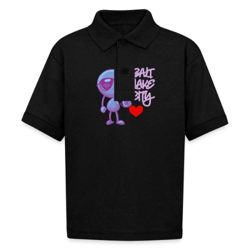 Smoon City 19 Salt Lake City - Gildan Kid's 50/50 Jersey Polo