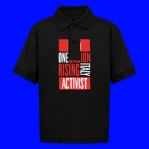 One Billion Rising Italy - Gildan Kid's 50/50 Jersey Polo