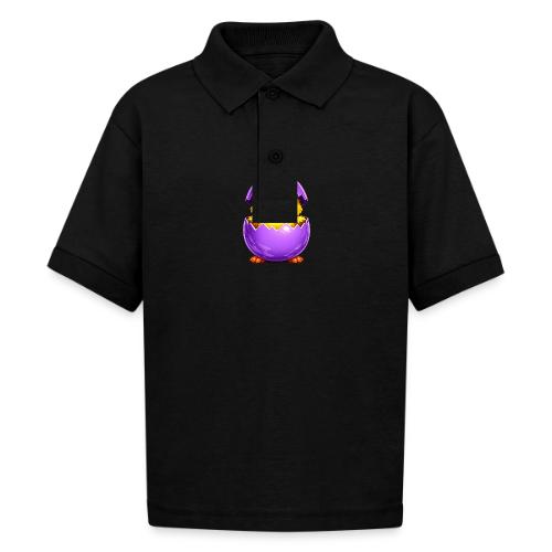Easter Chick Purple - Gildan Kid's 50/50 Jersey Polo