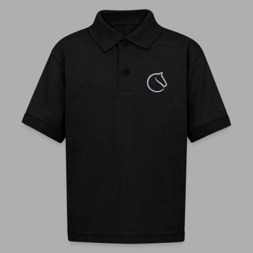 embroidered logo - Gildan Kid's 50/50 Jersey Polo