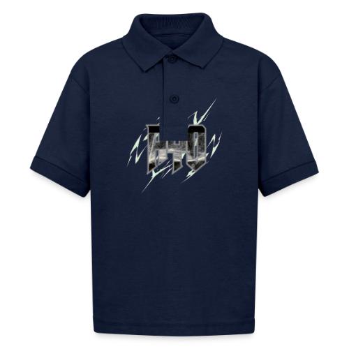 Ayo's Gray - Gildan Kid's 50/50 Jersey Polo