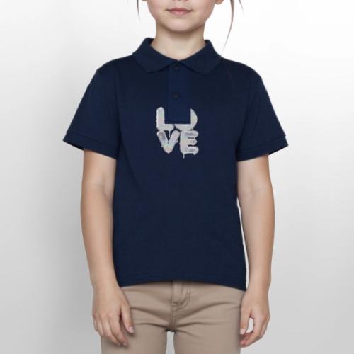 Valentine three set - Gildan Kid's 50/50 Jersey Polo