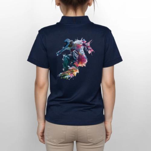 Skateboarding: Ride the Colors - Gildan Kid's 50/50 Jersey Polo
