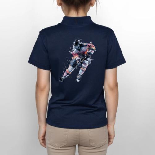 Hockey: Frozen Motion - Gildan Kid's 50/50 Jersey Polo