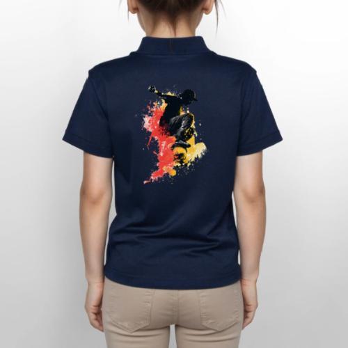 Skateboarding: Splash of Motion - Gildan Kid's 50/50 Jersey Polo