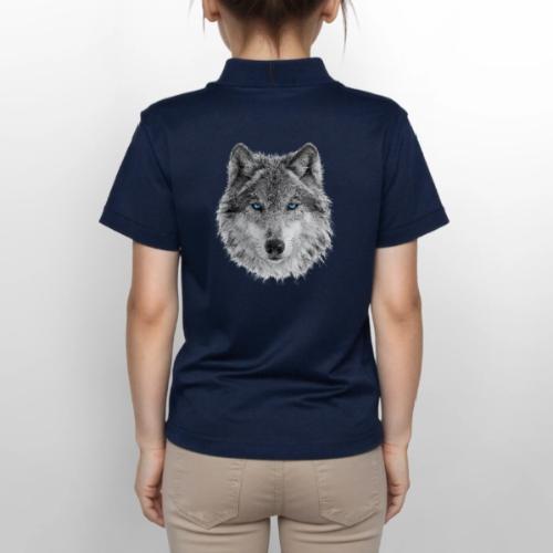 Frost-Eyed Alpha - Gildan Kid's 50/50 Jersey Polo