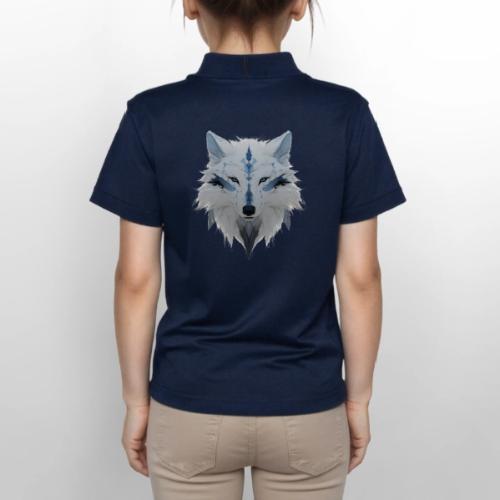 Ivory Grace Wolf - Gildan Kid's 50/50 Jersey Polo
