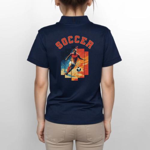 Soccer Spirit - Gildan Kid's 50/50 Jersey Polo