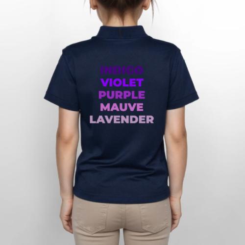 Shades of Purple - Gildan Kid's 50/50 Jersey Polo