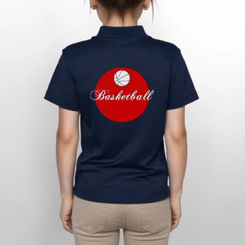Basketball: Bold Hoops - Gildan Kid's 50/50 Jersey Polo
