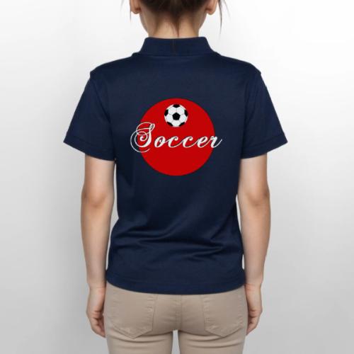 Soccer: Goal Circle - Gildan Kid's 50/50 Jersey Polo