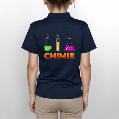 Chemistry: Moving Elements - Gildan Kid's 50/50 Jersey Polo