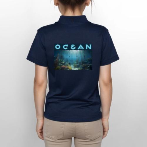 Ocean: Beneath the Surface - Gildan Kid's 50/50 Jersey Polo