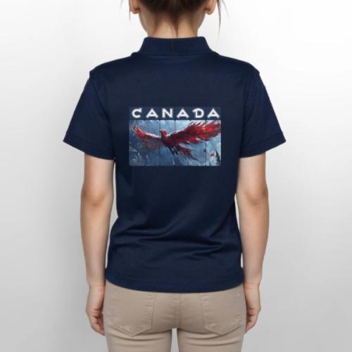 Canada Rising - Gildan Kid's 50/50 Jersey Polo
