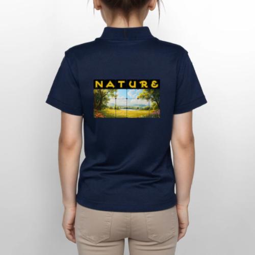 Nature: Summer Fields - Gildan Kid's 50/50 Jersey Polo