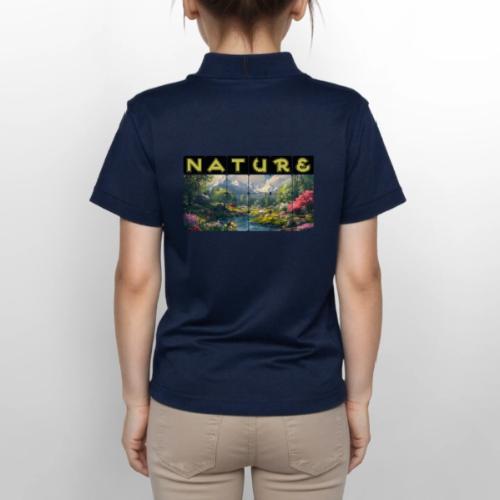 Nature: Spring Awakening - Gildan Kid's 50/50 Jersey Polo