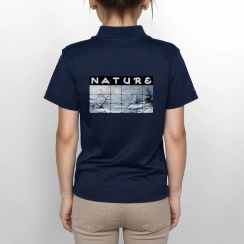 Nature: Winter Embrace - Gildan Kid's 50/50 Jersey Polo