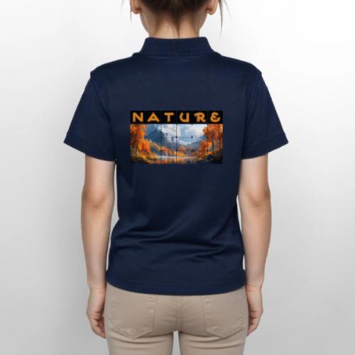 Nature: Golden Autumn Escape - Gildan Kid's 50/50 Jersey Polo