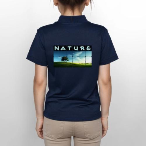Nature: Solitary Strength - Gildan Kid's 50/50 Jersey Polo