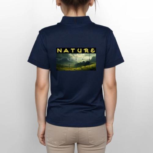 Nature: Verdant Peaks - Gildan Kid's 50/50 Jersey Polo