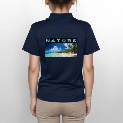 Nature: Island Bliss - Gildan Kid's 50/50 Jersey Polo