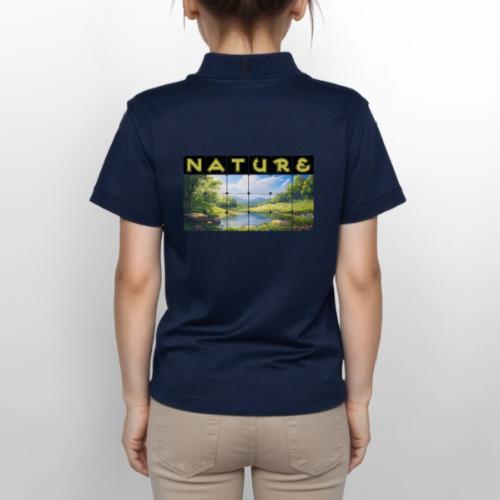Nature: Springtime Serenity - Gildan Kid's 50/50 Jersey Polo