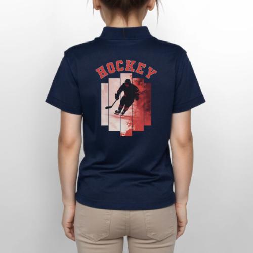 Hockey Spirit - Gildan Kid's 50/50 Jersey Polo