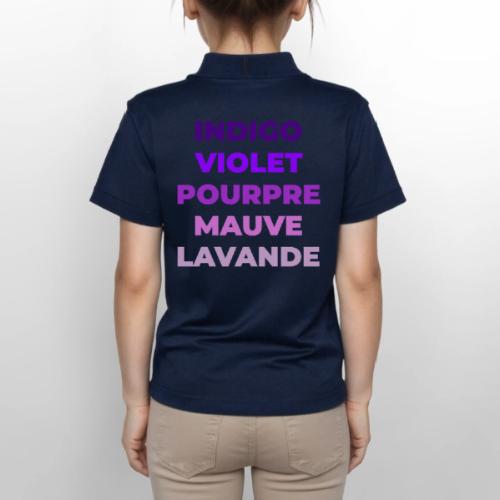 Shades of purple - Gildan Kid's 50/50 Jersey Polo