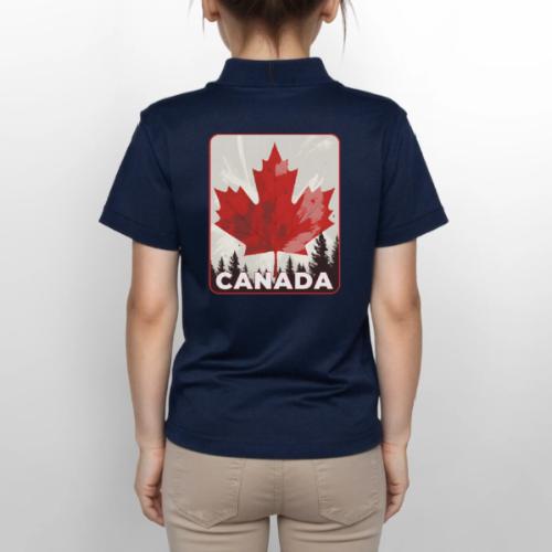 Echoes of Canada - Gildan Kid's 50/50 Jersey Polo