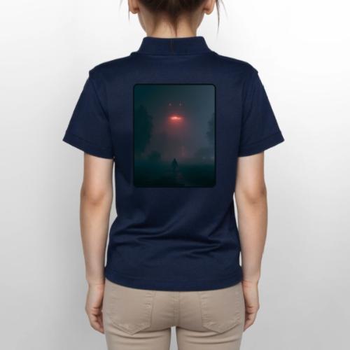 Mysterious UFO Encounter Design - Gildan Kid's 50/50 Jersey Polo