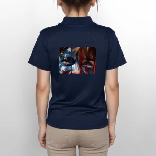 USA: Stars in Their Eyes - Gildan Kid's 50/50 Jersey Polo