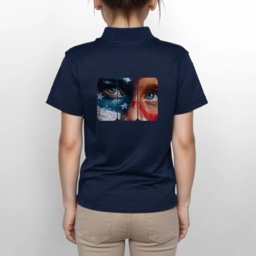 USA: Star-Spangled Glance - Gildan Kid's 50/50 Jersey Polo
