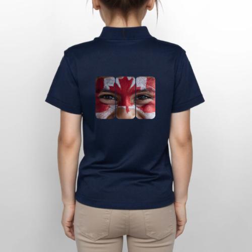 Proudly Canadian - Gildan Kid's 50/50 Jersey Polo