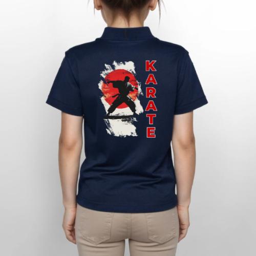 Karate: the spirit of discipline - Gildan Kid's 50/50 Jersey Polo